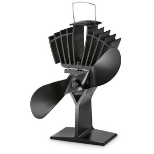 Caframo Ecofan Airmax Heat Powered Wood Stove Fan Color Black New Ebay