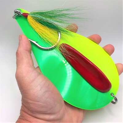 *Buy One Get One! ! St Pete 15oz 8'' Stainless Steel Bunker Spoon with Bucktail