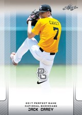 10-Count Lot Jack Carey 2017 Leaf Perfect Game NIKE All-American Rookies