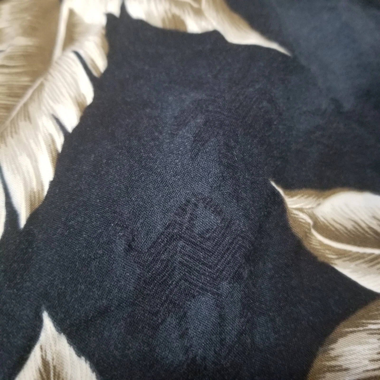 Campia Moda Hawaiian Shirt Short Sleeve Button Down Blue Size Large Rayon