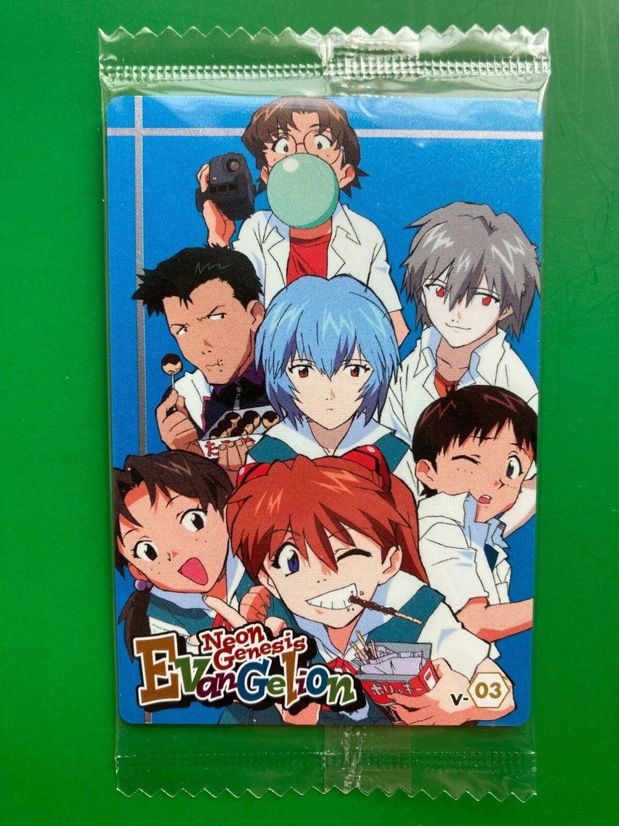 REI ASUKA SHINJI KAWORU Evangelion Wafer Card TCG Japanese Anime