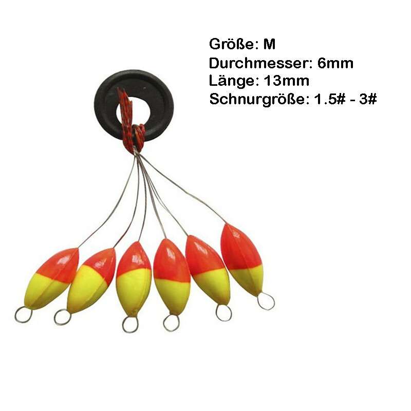 10 Stück Schwimmer Angeln - EVA Schaumstoff Mit Leuchtstab Für Nachtangeln