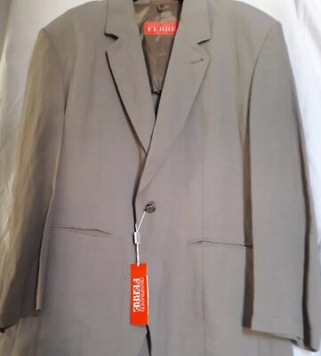 G.FERRE jacket size 50, color gray