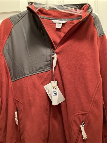 North End NWT Men's Large Excursion Trail Fabric-Block Fleece Jacket 88215 - Picture 2 of 5