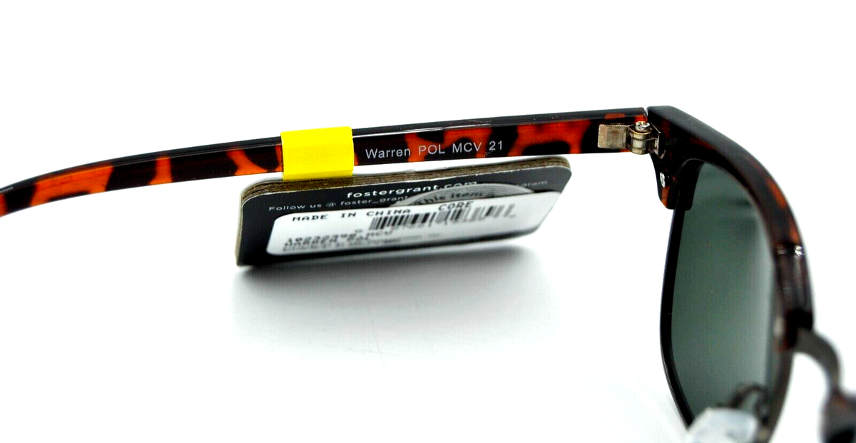 Foster Grant MaxBlock POLARIZED Sunglasses WARREN POL 100% UV - Foto 2