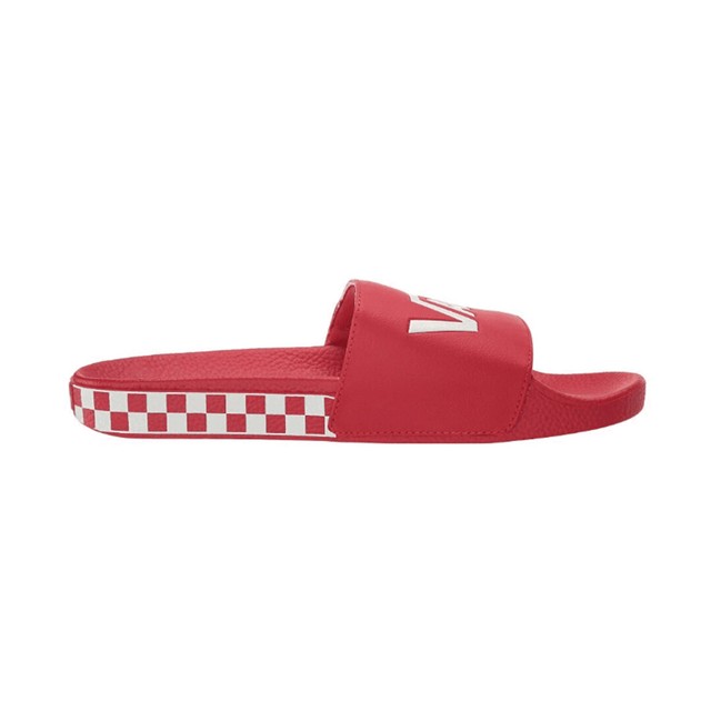 red vans sandals