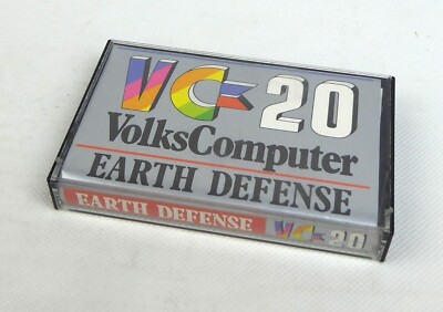Commodore VC 20 VIC 20 -- EARTH DEFENSE -- TAPE