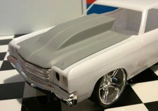 LEX'S SCALE MODELING Resin Outlaw Hood '70 Chevelle! Revell 1/24.  NEW!  HOT!