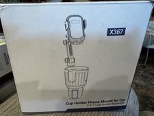 Phone Holders 2 in 1 Universal Cup Holder Expander Adjustable 360 degrees