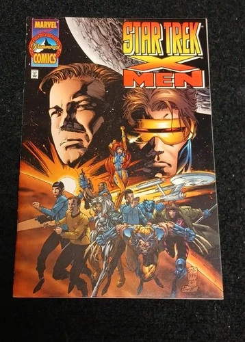 1996 MARVEL COMICS STAR TREK X-MEN NM VINTAGE SPOCK KIRK WOLVERINE SCI-FI
