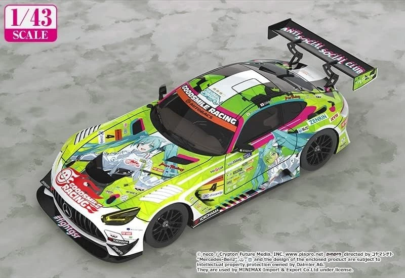 Hatsune Miku AMG 2022 Season Opening Ver. 1/43 Model Cars Good Smile Racing - Image 2 of 4