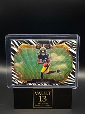 2025 Panini Select Kaleb Johnson Field Level Zebra RC SSP Steelers