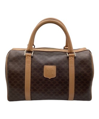 CELINE Mini Boston Bag OLD CELINE Brown x Beige | eBay