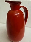 Vintage Frankoma Pottery Flaming Red Orange 24 Ounce Pitcher #835