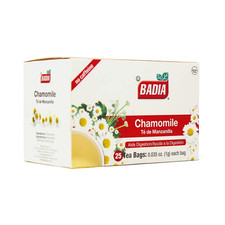 Chamomile Tea, 25 Bags   Soothing Chamomile Flower Manzanilla Herbal Tea for R