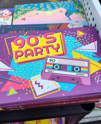 The Crayon 90's Party Eyeshadow Palette Multicolor Shimmer Matte Glitter