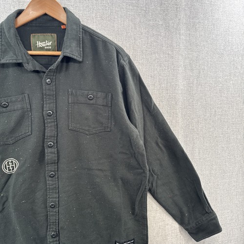 Howler Bros Rodanthe Mutation Blanket Shirt Large Gray Long Sleeve Flannel - Picture 3 of 16
