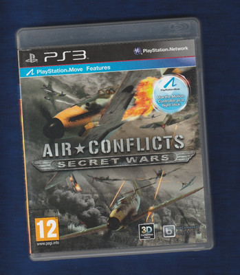 PAL VERSION Air Conflicts Secret Wars Video Game PS3 Sony Playstation 3