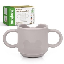 Haakaa Silicone Toddler Cups, BPA Free Drop-Proof Training Open Cups for Baby