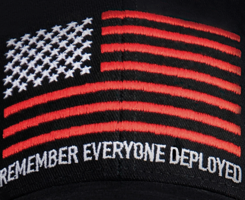 R.E.D. Cappello da baseball Remember Everyone Deployed USA Flag Cap US Support Soldiers - Foto 4 di 15