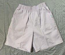 Vintage Women's Chic Jeans Denim Pink Shorts High Waist Size 12