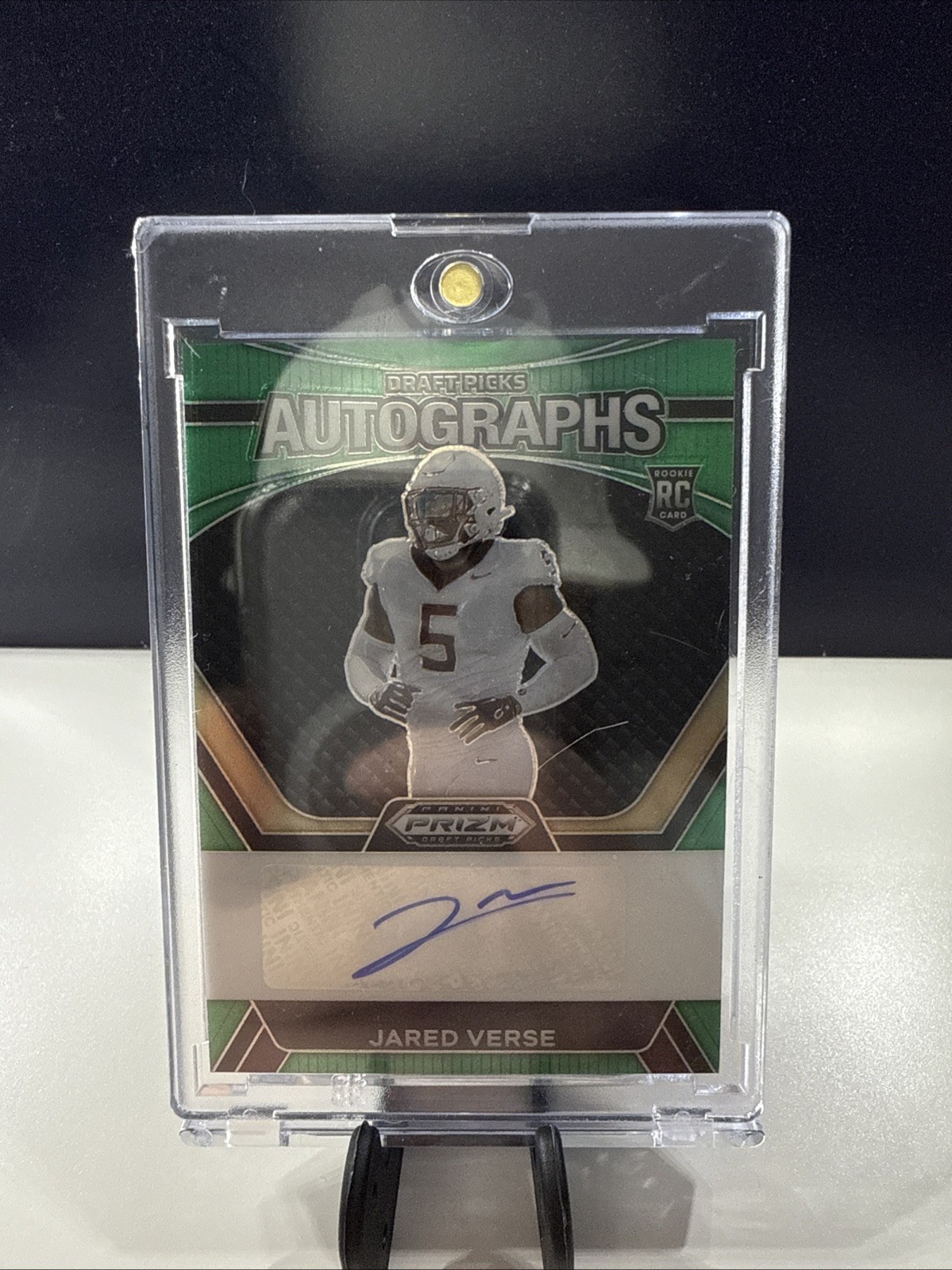 2024 Panini Prizm Draft Picks Jared Verse Auto Rookie Card