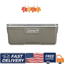 Coleman 316 Series 120QT Hard Chest Cooler, Silver Ash