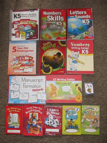 ABEKA K5 Kindergarten Phonics Reading Writing God's World Readers Curriculum SET