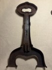 Antique Mission Arts & Craft ANDIRONS Cast Iron GOTHIC Key Hole -Late 1800’s — photo 3