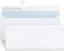 72 Packs 10 Envelopes, Business Envelopes, Envelopes Self Seal, Security Envel