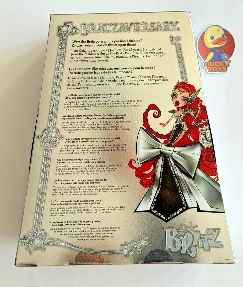 DC★Zia et les deesses de la magie 海外版 Bratz Bratzaversary Gaia as Phoenix Doll Bratz collector 2026 BNIB