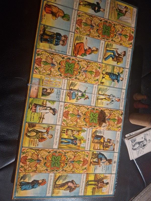 Scarce Bliss 1891 Game Of The Newsboy Boardgame