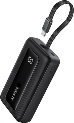 Anker Portables Ladegerät, 10.000Mah 30W Powerbank, USB-C in Und Out, Akkupack, 