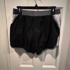 Champion Athletic Running Shorts Black Gray Mesh Lining Size L