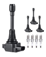 Confezione Bobina Accensione E Candele Set 4 Compatibile Con Nissan Altima Versa