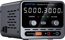 DC Power Supply 0-30V/0-5A Adjustable High-Precision 4-Digit LED Display