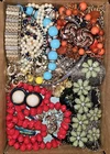 Costume Jewelry Lot ALL WEARABLE 7+lbs. Vintage-Mod Treasure Hunt #106