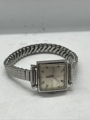 Vintage ENICAR Watch Star Jewels Manual Wind Watch For Parts / As Is 