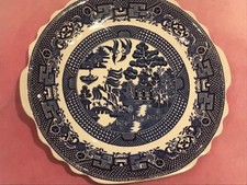 Vintage Old Willow 10.5 Inch Dinner Plate Swinnertons Staffordshire