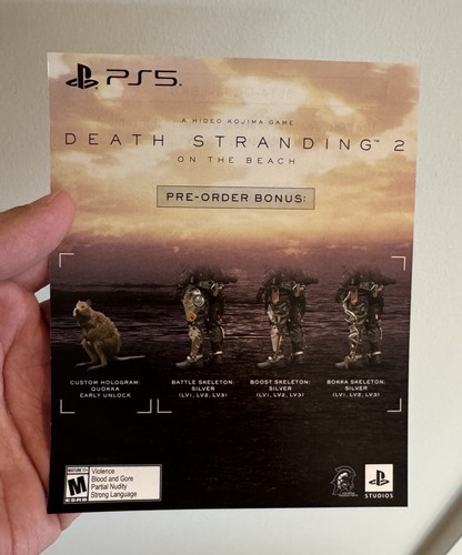 DEATH STRANDING 2 ON THE BEACH - PS5 PRE-ORDER BONUS DLC ONLY For PlayStation 5