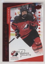 2021 Upper Deck Team Canada Juniors Exclusives 42/165 Conner Roulette #120 2d8