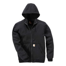 Felpa con cappuccio Carhartt wind fighter nera S