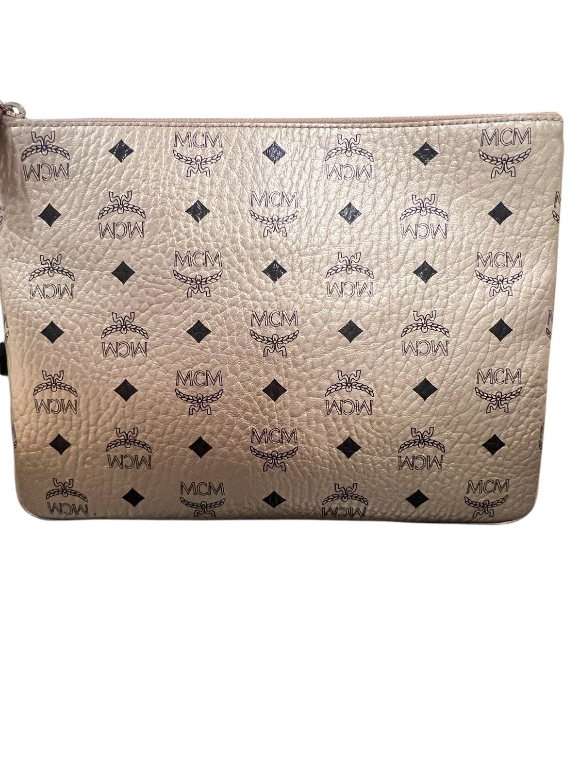 MCM Visetos metallic pouch or crossbody bag. image 5