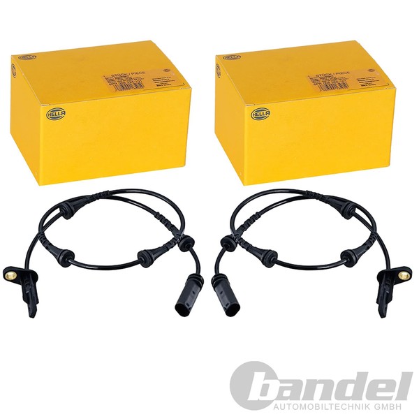 2X Hella ABS-SENSOR Raddrehzahl Hinten Beidseitig Passend FüR BMW X5 X6 X7 XM-image
