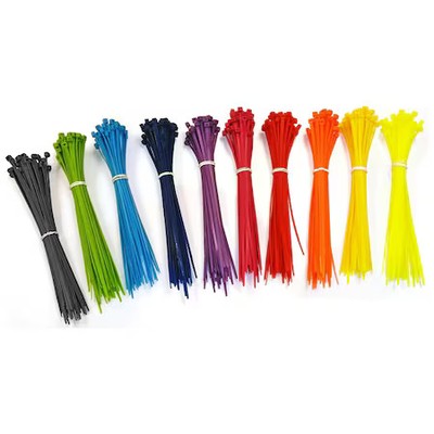 ELECTRIDUCT CT-08-40-500-GN Cable Tie, 8 in L, Green, Nylon 6/6, 40 lb Strength