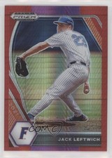 2021 Panini Prizm Draft Picks Red & Purple Hyper Prizm Jack Leftwich #PDP197