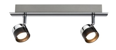 Paulmann Spotlight Stage Balken 2x3W Schwarz Chrom 230V Metall