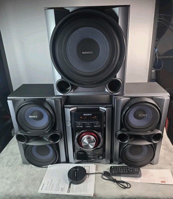 Sony MHC-EC98P Mini Hi-Fi Stereo System Speakers Subwoofer Remote Tested Working