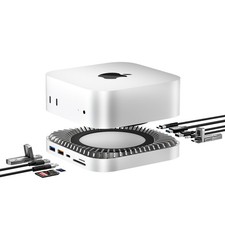 Mac mini M4 Dock, Aluminum Stand and HDMI Hub for Mac mini M4 and M4 Pro 2024...