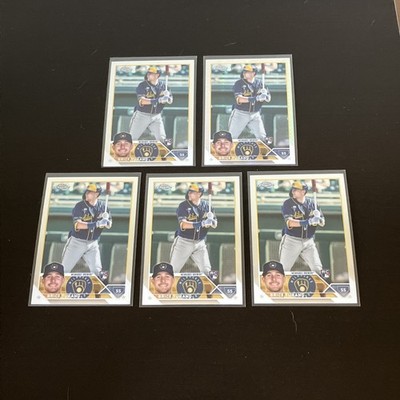 2023 Topps Chrome Bruce Turang RC lot of (5) Includes 1 refractor & 1 wave 